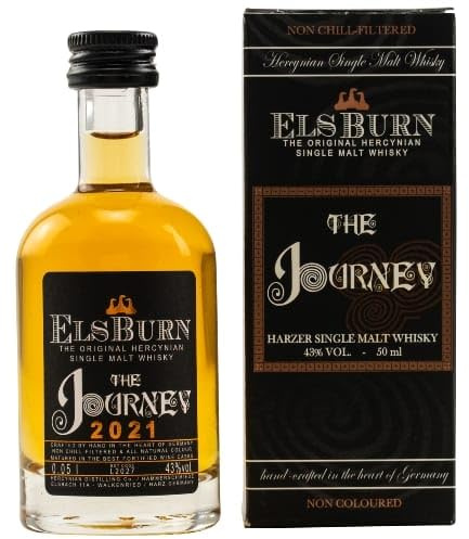 ELSBURN The Journey 2021 Harzer Single Malt Whisky, Nicht Kühlgefiltert, 43% Vol., 50 ml