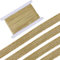 GORGECRAFT 24 Yards Dunkles Khaki-Gummiband 8mm Glitzerndes Metallic-Band Flaches Elastisches Band Geflochtenes Stretchband Elastizität Gestricktes Gummiband Gurtband Bekleidungszubehör Nähen Basteln