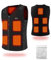 MOXTOYU 2024 Enhanced Heated Vest for Men and Women, 3 Selectable Temperature, Adjustable Size, Featuring 9 Heating Zones, USB Charging, Winter Gift, Washable Heated Vest (Batteries NOT Includ)