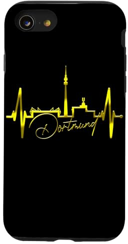 Dortmund Herzschlag Skyline Puls Ruhrpott I Love Dortmunder Hülle für iPhone SE (2020) / 7 / 8