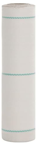 vidaXL Membrane Anti-Mauvaises Herbes Blanc 0,5x50 m PP, Tissu Anti-Mauvaises Herbes, Membrane de contrôle des Mauvaises Herbes, Tapis de paillage