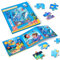 BBLIKE Magnetpuzzle Kinderpuzzle ab 3 Jahre Unterwasserwelt Kinderpuzzle für Kinder Puzzle ab 3 Jahren Reisespiele Kinder ab 3 Lernspielzeug für Kinder 3 4 5 Jahren Alt (Unterwasserwelt)