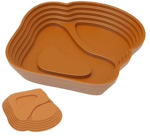 Nybhyjka Cuenco de Agua para Reptiles, Cuenco de Comida para Piscina de Tortugas, Plato de Agua de Serpiente, Plato de alimentación de Ranas para Tortugas, Ranas con Cuernos, lagartos, Serpientes,