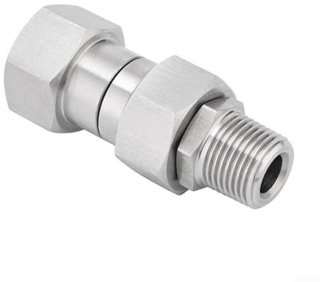 360-Grad-Drehgelenk für Hochdruckreiniger, Edelstahl-Autowaschschlauchanschluss (3/8)