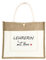 Anicy Jutebeutel Personalisiert Lehrerin mit Herz - Lehrer Geschenk Abschiedsgeschenk Lehrerin Jutebeutel zum Bemalen, Jutetasche shopper Tote Bag Jutetaschen Geschenke Danke Erzieher