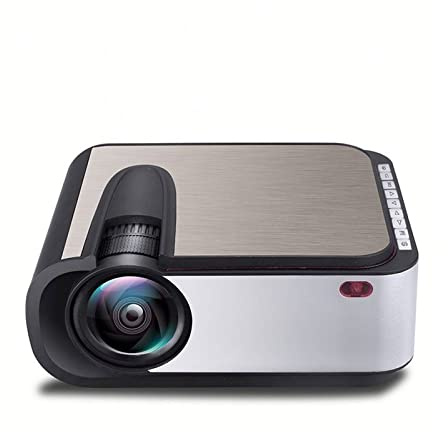 ZKLGS Christmas Projector Lights, Projector Mini Portable Mobile Small Home Theater Projector For Playing Videos, TV Series, Photos Sharing, Football Matches Etc