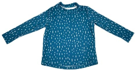 Hinzling UV Shirt Kinder Midnight Rain (XXL - 110/116) – Langarm & UPF 60 Sonnenschutz – Ökotex Zertifiziert & schadstofffrei – UV Kleidung Baby gemütlich & nachhaltig – Made in Europe