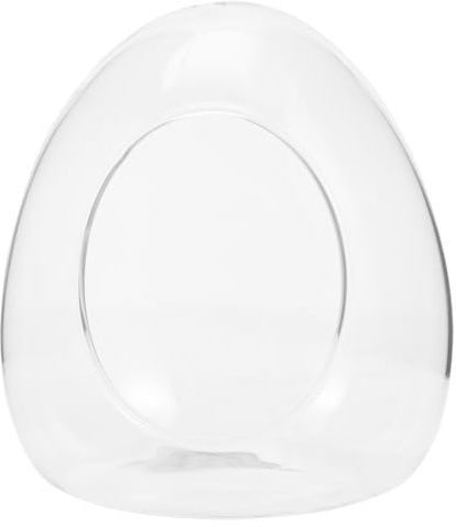 GANAZONO Leere Glasflasche für Pflanzen Kreativer Selbstgemacht Landschaftscontainer aus Transparentem Glas mit Ökologischer Funktion zur Raum und Wohnungsdekoration