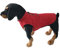 MISSMAO Fleece Gefütterte Hundejacke sehr Warm für Winter und kaltes Wetter Extraweiche Winddichte Hundeweste Rot M