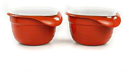 Tupperware 31204 Combiplus Lot de 2 petits bols mélangeurs avec couvercle, 650 ml, couleur terre cuite