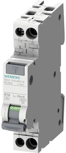 Siemens 5SV13167KK04 FI Circuit Breaker 2-Pin 4 A 0.03 A 230 V