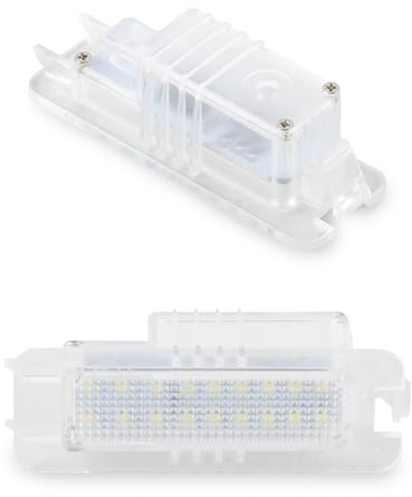 LED Kennzeichenbeleuchtung mit E-Prüfzeichen 100% Wasserdicht Kaltweiss/Pure White