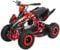 Actionbikes Motors Kinder Quad Elektro ATV Racer | 𝟑𝟔 Volt 𝟭𝟬𝟬𝟬 Watt Motor bis 𝟐𝟓 km/h - Kinderquad - Pocket Quad - Safety Touch Fußschalter - Für Kinder ab 6 Jahren (1000 Watt Schwarz/Rot)