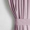AmeliaHome Tenda effetto velluto, 140 x 245 cm, rosa cipria, 1 pezzo, tenda oscurante con occhielli, in velluto, decorazione per finestra, leggera e luminosa, colore: rosa cipria
