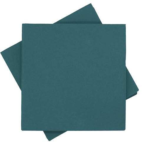 Servietten Tischdeko Petrol Blau Kommunion Konfirmation Hochzeit Party 40x40 cm 20 Stück
