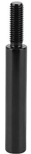 Fydun Extensión del extensor de la perilla de la palanca de cambios de aluminio negro de 3 pulgadas Extensión de la palanca del palillo de la palanca de cambios manual M10 x 1.5 Ajuste