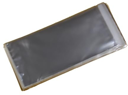 celloexpress DL Cello - 115mm x 220mm + 30mm Self Seal Flap - Cellophane Greeting Card Display Bags 30 Micron - Medium Cello - Pack of 250