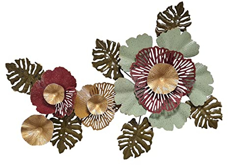 abc HOME | Wanddeko Blumen | 99 cm B