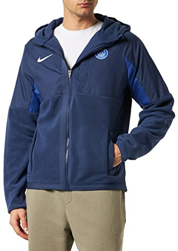 Nike PARIS SAINT-GERMAIN Men's Psg Nk Winterized Awf Jkt Cl T shirt Paris Saint Germain, MIDNIGHT NAVY/OLD ROYAL/WHITE, S EU