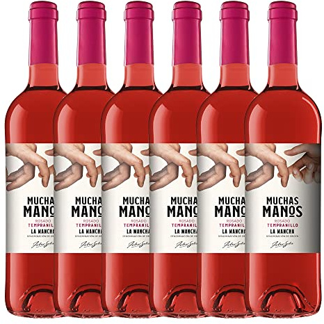 Muchas Manos Rosado, Paquete de 6 x 750 ml - Total: 4500 ml