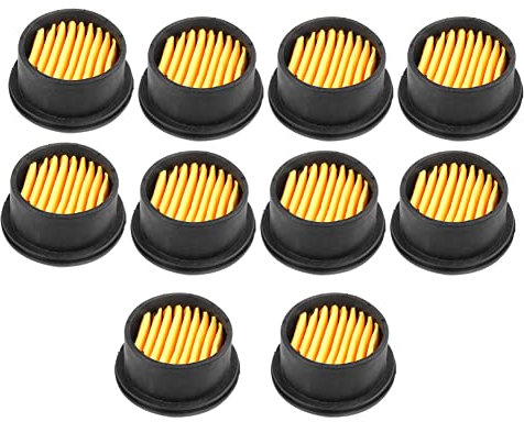 Hsjia 10Pcs Luft Kompressor Mute Schalldämpfer Filter Öl Frei Luft Kompressor Filter Element Staubsauger Pumpe für Luft Kompressor Schalldämpfer