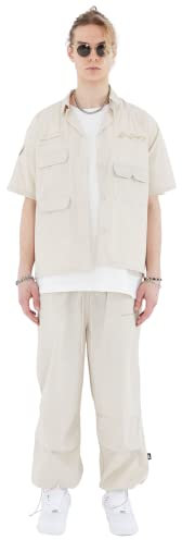 COFI 1453 Ossy Homer Parasut Set Hemd Ballon Jogginghose M Beige