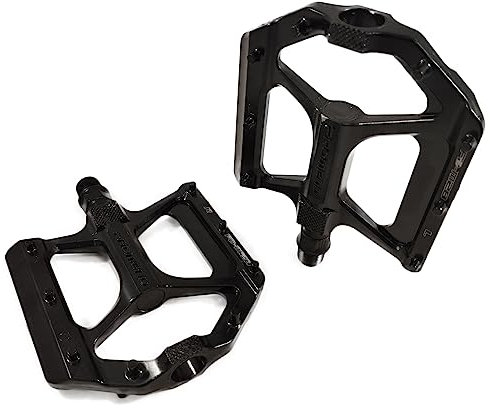 Fahrradpedale Fahrrad Pedale Set Metall Antirutsch Stahl Ultraleicht Schwarz für Mountainbike MTB BMX E Bike Downhill DH Gravelbike