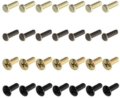Hugexpen Ceiling Fan Blade Screws 7701600 for Westinghouse Lighting Ceiling Fan/Light Fixture - Assorted Screws Replacement Parts, 1/2 inches Screws (28 Count)