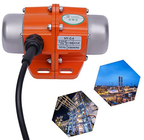 Vibrationsmotor 1 Phase 220V Einphasig 40W Concrete Vibrator Asynchronous Industriemotoren für Vibrationssieb AC 3000 U/min für Bergbau Chemische Industrie Medizinische GeräteLebensmittelmaschinen