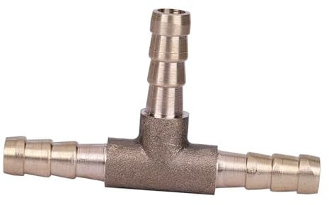 3-Wege Schlauchkupplung Schlauchverschraubung Schlauchverbinder Messing (6MM)