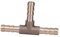 3-Wege Schlauchkupplung Schlauchverschraubung Schlauchverbinder Messing (6MM)