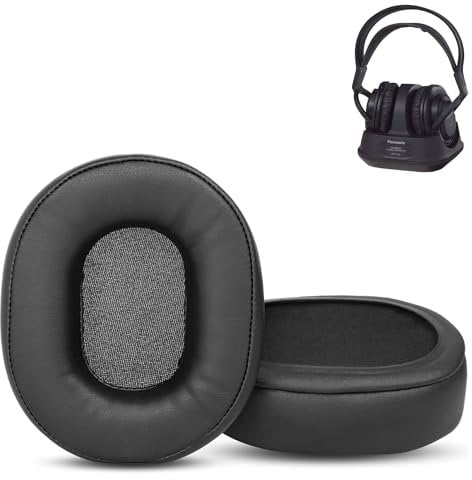 HAIZEEN Ohrpolster Kompatibel mit Panasonic RP-WF820 RP-WF830 Kopfhörer Ohrpolster Ersatzkissen (Proteinleder/Memory-Schaum)