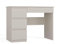 CDF Schreibtisch Mijas Links | Farbe: Kaschmir (beige) / Blau | 4 Schubladen | Ideal für Büro, Arbeitszimmer, Kinder- und Jugendzimmer | Funktionaler Schreibtisch für Computer, Laptop