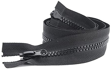 Cerniera, Chiusure con Zip in Nylon con Estremità Chiusa, Cerniera con Doppia Apertura 5#, Doppi Cursori Piumino Cappotto Borsa Tenda Tenda con Estremità Aperta Zip Accessori per Abbigliamento da