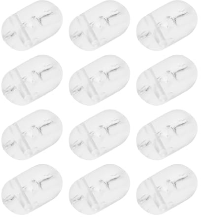 EMSea 200Pcs Fishing Beads 3x5mm/4.7x6mm/5x8mm Double Cross Hole Beads Fishing Bait Stopper Beads Fishing Lures Fishing Terminal Tackle Hook Beads, Tranparent