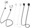 Correa de silicona para Airpods, accesorios de cable antipérdida para Airpods PRO/2/1, cable inalámbrico para el cuello, 2 piezas