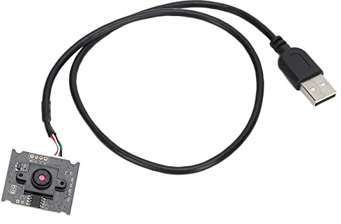 Agatige 3-MP-Kameramodul, 64° 3,5-mm-Webcam-Board mit manuellem Fokus und USB-Kabel HBVCAM-3M2111 V22 USB-Kameramodul zur Gesichtserkennung für QR-Codes-Tore