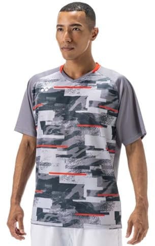 YONEX Herren T-Shirt Crew Neck Tee Grau XXL