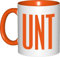 Funny Rude Mug-Hilarious Gift for Friends, Coworkers, Secret Santa, Perfect Novelty Birthday Gift (Funny Mug-Orange)
