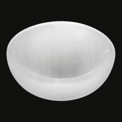 Ciotola in Selenite 7–8 cm – Ciotola di Ricarica in Selenite | Pulizia Energetica, Ricarica, Meditazione, Decorazione della Casa e Cristalloterapia