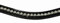 Hans Melzer Horse Equipment Kandarenreithalfter Aachen/Wiesbaden LACK schwarz/silber, schwarz, schwarz/silber/schwarz unterlegt, Warmblut