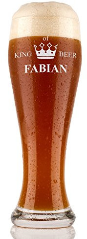 polar-effekt Weizenglas mit Gravur - Geschenk für Männer ideal als Vatertagsgeschenk 0,5l - Geschenkidee Bierglas mit Gravur - Weizenbierglas als Geburtstagsgeschenk für Männer
