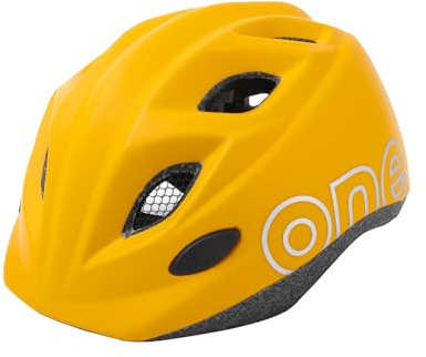 BOBIKE 8740800011 - Fahrradhelm ONE Plus für Kinder verstellbar Größe XS (48-52 cm) bietet zusätzlichen Schutz Sich perfekt mit GO-Fahrradkindersitzin Farbe Senf Starker