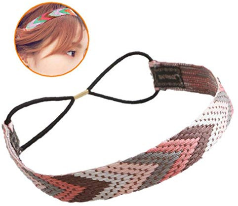 Ethnique Boho Broderie Bandeaux Vintage Accessoires Cheveux Des Femmes Braid élastique Hairband Bohême Caoutchouc Serre-Tête Pour Les Filles