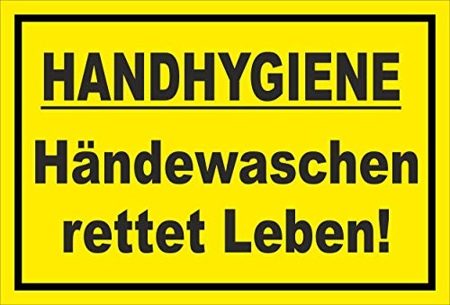 Melis-Folienwerkstatt Aufkleber Hand-Hygiene - 45x30cm –