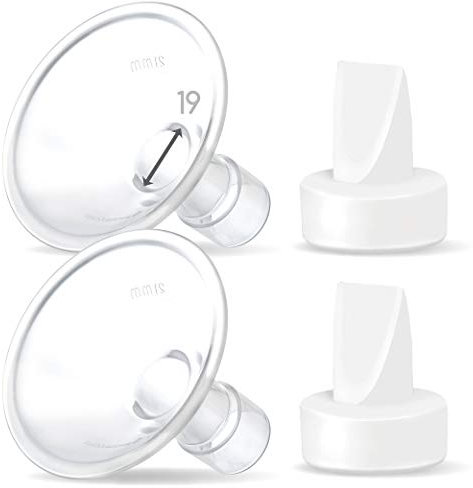 Maymom Pumpenventil & Myfit 19Mm Schild Kompatibel Mit Lansinoh Milchpumpe Signature Pro/Smartpump/Manuelle Milchpumpe