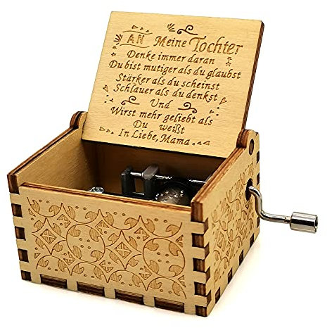 Mutter zu Tochter spieluhr in deutsch, You Are My Sunshine spieluhr Tochter, Mutter zu Tochter musikbox, spieluhr Holz Tochter deutsch, Mutter zu Tochter Geschenk (Mutter zu Tochter)