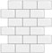 Art3dwallpanels 10 Blätter Dickes 3D Fliesenaufkleber Küche Bad Fliesenaufkleber zum Abziehen und Aufkleben Weiß Klebefliesen Vinyl Fliesen Wandpaneele Selbstklebend 30 x 30 cm