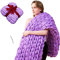 Knitted Throw Blankets Oversized Giant Cable Hand Knit Throw Woven Throw Blankets for Couch Weighted Blanket Adult For Cuddling Up in Bed, on the Couch