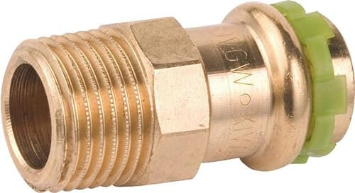 Kupfer Pressfitting Pressnippel 22x1/2 i/AG - 4243GVW2212